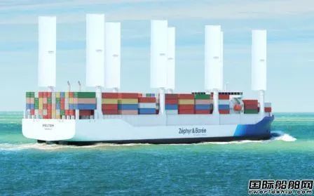法國首艘風(fēng)力輔助推進集裝箱船設(shè)計獲BV原則批復(fù)，開啟船舶設(shè)計新紀(jì)元